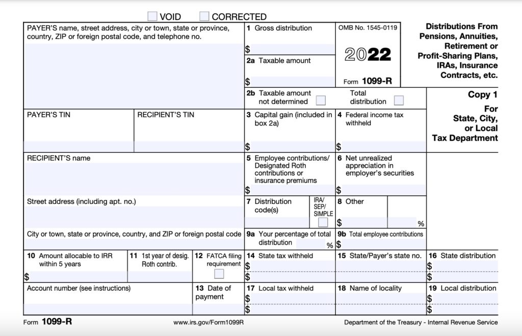 2023 Form 1099 R Printable Forms Free Online